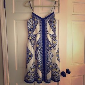Banana republic silk spaghetti strap dress
